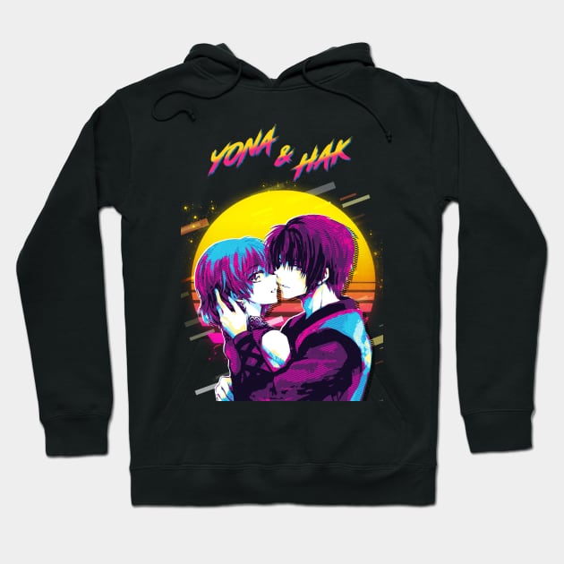 Hak and Yona Hoodie by 80sRetro